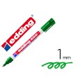 Rotulador edding marcador permanente 400 verde punta redonda 1 mm