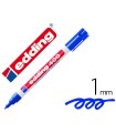 Rotulador edding marcador permanente 400 azul punta redonda 1 mm recargable