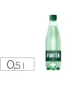 Agua mineral natural con gas fonter botella de 500ml