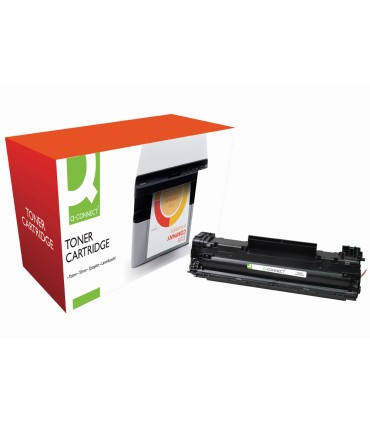 Toner q connect compatible hp laserjet m125nw 127fn 127fw negro 1500 pag 