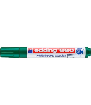 Rotulador edding para pizarra blanca 660 color verde punta redonda 15 3 mm