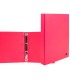 Carpeta de 4 anillas 25 mm mixtas liderpapel a4 carton forrado pvc fucsia