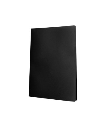 Carpeta liderpapel escaparate 50 fundas pvc folio negro