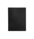 Carpeta liderpapel escaparate 50 fundas pvc folio negro