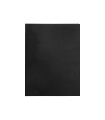 Carpeta liderpapel escaparate 50 fundas pvc folio negro