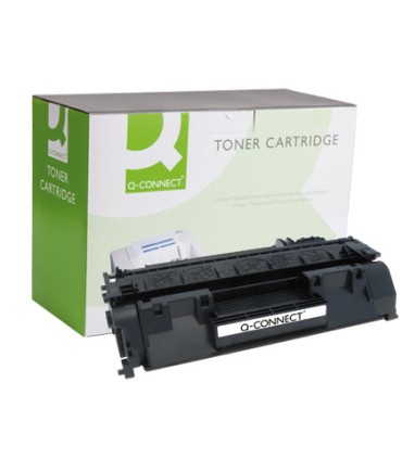 Toner q connect compatible hp cf280x laserjet m401 6900 pag negro