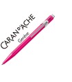 Boligrafo caran d'ache 849 fluo rosa punta media