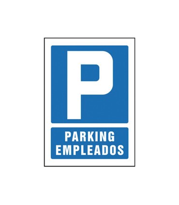 Pictograma syssa senal de parking empleados en pvc 210x297 mm