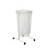 Soporte cep para bolsas de basura de 110 litros en plastico y acero con ruedas 400x450x853 mm