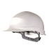 Casco de proteccion deltaplus polietileno especial para obra y trabajos electricos de baja tension color blanco