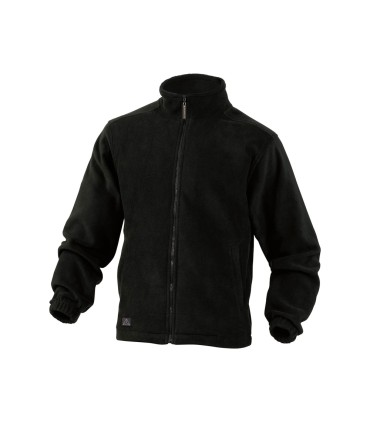 Chaqueta deltaplus polar con cremallera 2 bolsillos color negro talla xxl