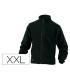 Chaqueta deltaplus polar con cremallera 2 bolsillos color negro talla xxl