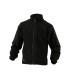 Chaqueta deltaplus polar con cremallera 2 bolsillos color negro talla s