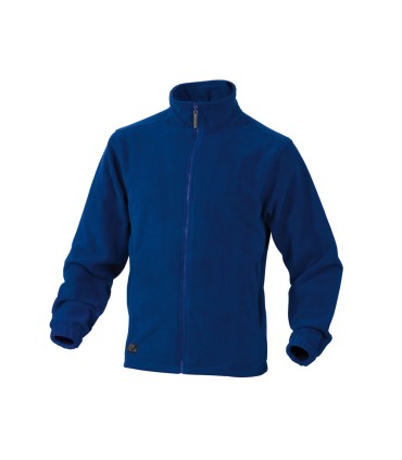 Chaqueta deltaplus polar con cremallera 2 bolsillos color azul talla 3xl