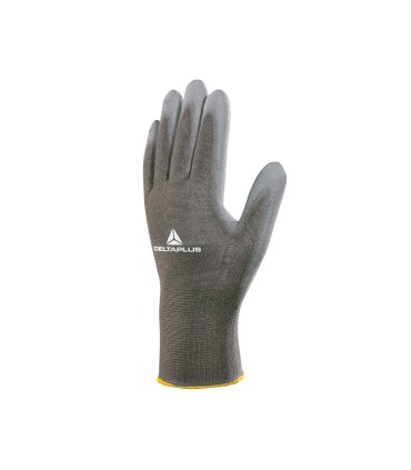 Guantes deltaplus poliester antideslizante lavable especial para manipulacion y manutencion gris talla 10