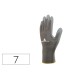 Guantes deltaplus poliester antideslizante lavable especial para manipulacion y manutencion gris talla 7