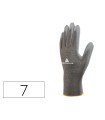 Guantes deltaplus poliester antideslizante lavable especial para manipulacion y manutencion gris talla 7