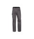 Pantalon de trabajo deltaplus cintura ajustable 5 bolsillos color gris verde talla xxl