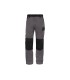 Pantalon de trabajo deltaplus cintura ajustable 5 bolsillos color gris verde talla xl