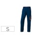 Pantalon de trabajo deltaplus cintura ajustable 5 bolsillos color azul naranja talla s