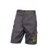 Pantalon de trabajo deltaplus bermuda cintura ajustable 5 bolsillos color gris verde talla m