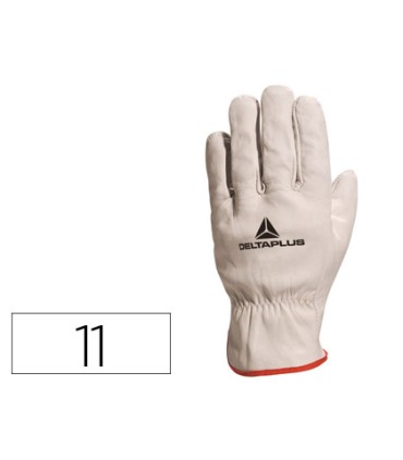 Guantes deltaplus piel vacuno especial para todo tipo de trabajos el mas vendido del mercado talla 11