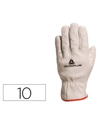 Guantes deltaplus piel vacuno especial para todo tipo de trabajos el mas vendido del mercado talla 10