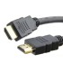 Cable hdmi mediarange 14 pines alta velocidad longitud 15 mt color negro