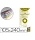 Separador exacompta cartulina de 180 gr juego de 100 separadores 105x240 mm con 2 taladros color amarillo