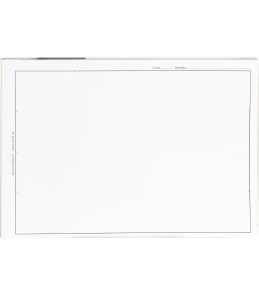 Bloc dibujo liderpapel lineal encolado 230x325mm 20 hojas 180 gr m2 con recuadro