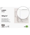 Bloc dibujo liderpapel lineal encolado 230x325mm 20 hojas 180 gr/m2 con recuadro