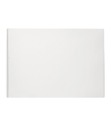 Bloc dibujo liderpapel artistico espiral 460x325mm 20 hojas 180gr m2 sin recuadro perforado