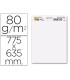 Bloc congreso post it liso 775x635 mm 30 hojas 80g m2 pack 21 gratis