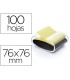 Soporte bloc de notas adhesivas quita y pon post it super sticky z notes color negro con 1 bloc 76x76 mm