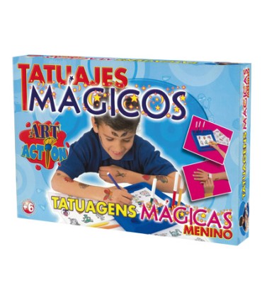 Juego de mesa falomir tatuajes magicos infantil