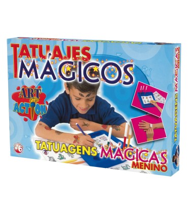 Juego de mesa falomir tatuajes magicos infantil