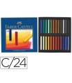 Tiza pastel faber castell estuche carton de 24 unidades colores surtidos