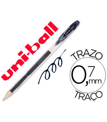 Boligrafo uni ball roller um 120 signo 07 mm tinta gel color negro