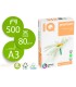 Papel fotocopiadora iq premium din a3 80 gramos paquete de 500 hojas