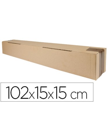 Caja para embalar q connect tubo medidas 1020x150x150 mm espesor carton 3 mm