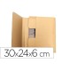 Caja para embalar q connect libro medidas 300x240x60 mm espesor carton 3 mm