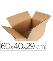 Caja para embalar q-connect americana 600x400x290 mm espesor carton 5 mm