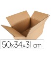 Caja para embalar q-connect americana 500x340x310 mm espesor carton 5 mm