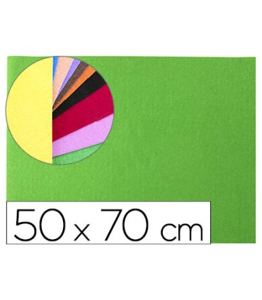 Goma eva liderpapel 50x70cm 60g m2 espesor 2mm textura toalla verde