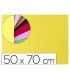 Goma eva liderpapel 50x70cm 60g m2 espesor 2mm textura toalla amarillo