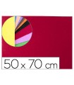 Goma eva liderpapel 50x70cm 60g/m2 espesor 2mm textura toalla rojo