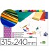 Bloc trabajos manuales liderpapel papel metalizado 240x315 mm 10 hojas colores surtidos