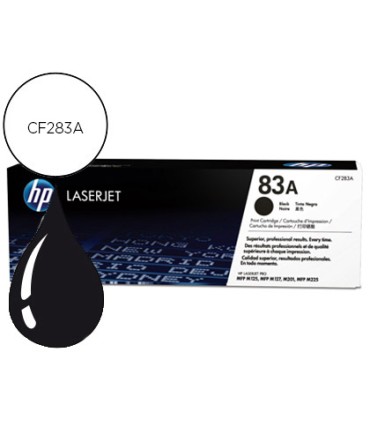 Toner hp 83a laserjet pro mfp m127 m125 negro 1500 pag