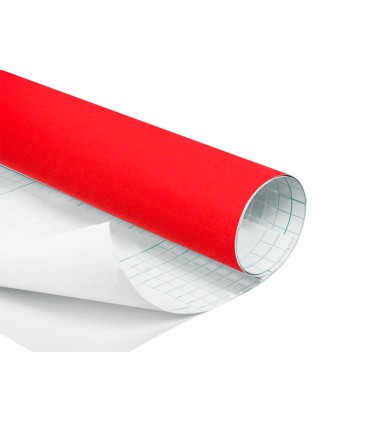 Rollo adhesivo liderpapel unicolor rojo brillo rollo de 045 x 2 mt