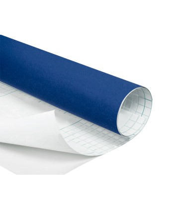 Rollo adhesivo liderpapel unicolor azul brillo rollo de 045 x 2 mt